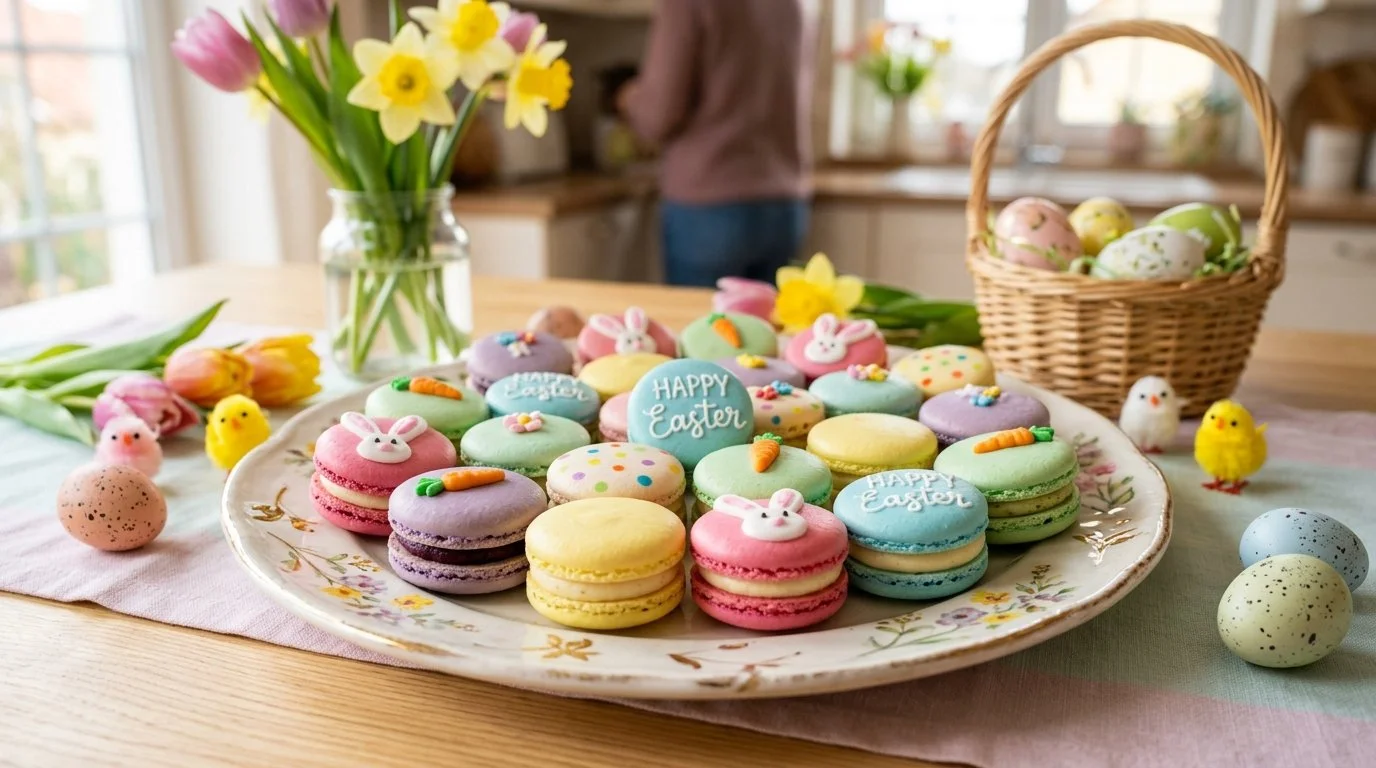 Adorable Easter Macarons – The Most Festive Spring Dessert 2 Easter Macarons