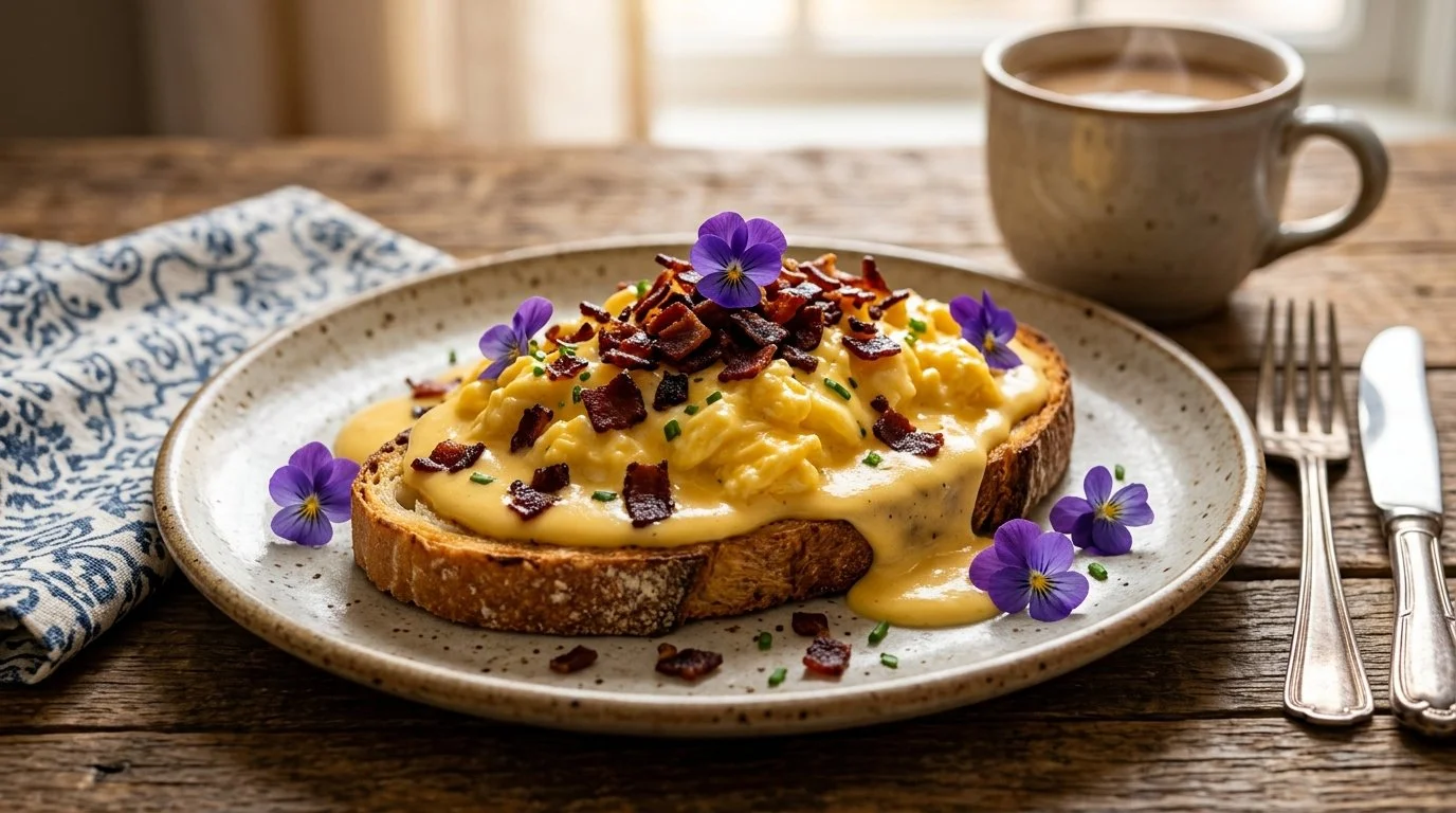 Creamy Creamed Eggs on Toast – Easy 15-Min Breakfast! 2 Creamed Eggs on Toast