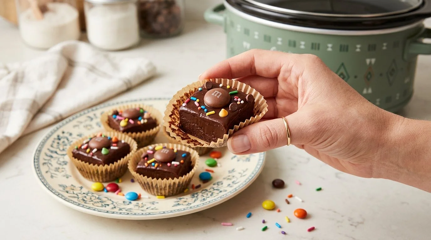Irresistible Slow Cooker Easter Fudge – The Easiest Festive Treat 1 Delicious slow cooker fudge recipe for Easter festivities.